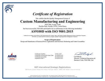 AS9100D ISO 9001:2015 Certification